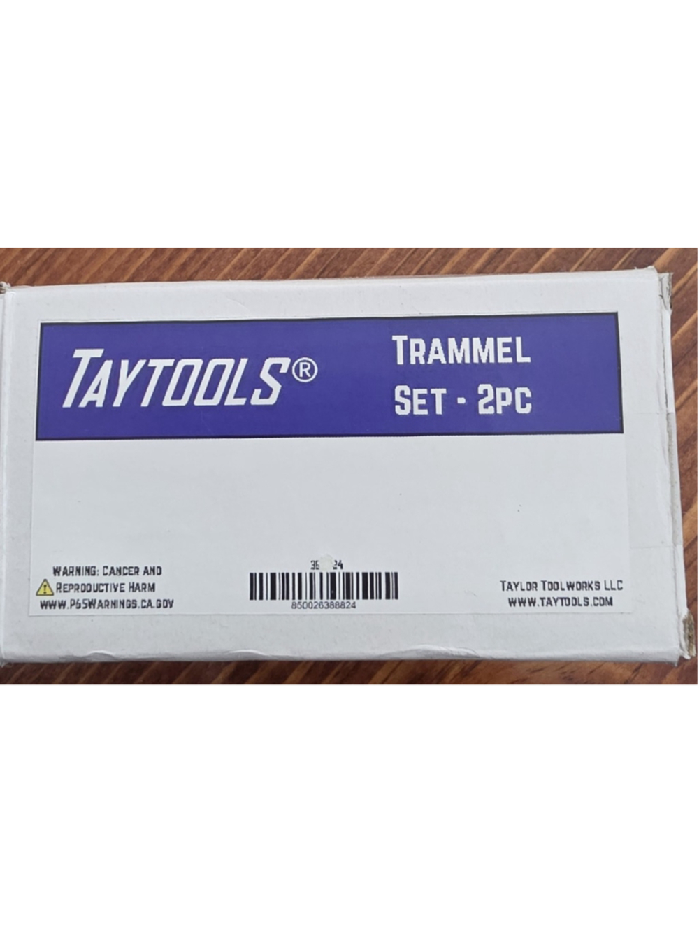 Taytools Trammel Set 2PC Black One Size